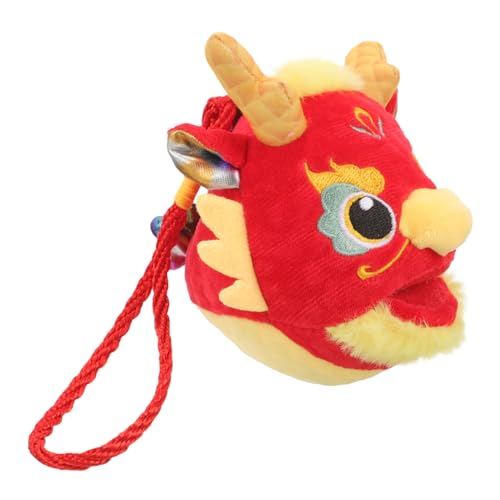 KOMBIUDA Ausgestopfte Drachenpuppe Anhänger Plüsch Drachen Spielzeug Zum Chinesischen Neujahr Dekoration Für Auto KOMBIUDA Ausgestopfte Drachenpuppe Anhänger Plüsch Drachen Spielzeug Zum Chinesischen Neujahr Dekoration Für Auto von KOMBIUDA