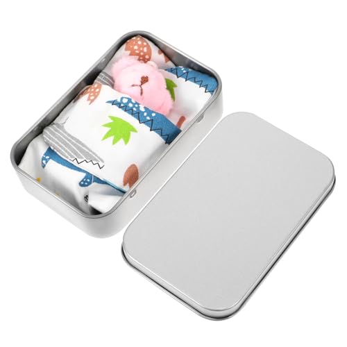 KOMBIUDA Taschenbär Mini Plüschbär in Blechdose Miniatur-plüschbär-Ornament Heimdekor Kleines Stofftier KOMBIUDA Taschenbär Mini Plüschbär in Blechdose Miniatur-plüschbär-Ornament Heimdekor Kleines Stofftier von KOMBIUDA