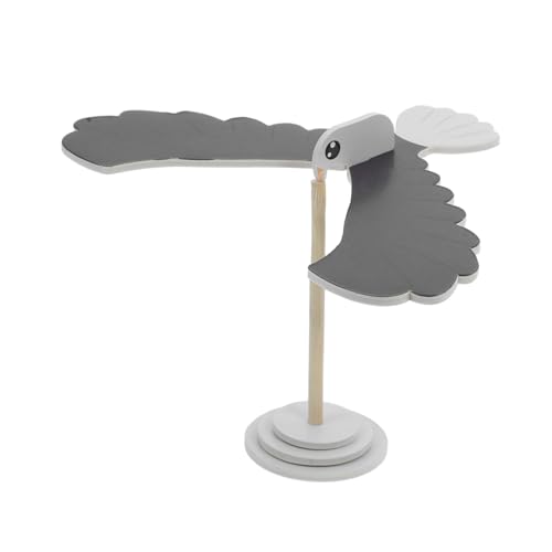 KOMBIUDA Balance Vogel Adler Figur mit Sockel Lernspielzeug für Gleichgewicht Motorik und Physikverständnis Dekoratives Spaßiges Schwerkraft Experiment von KOMBIUDA
