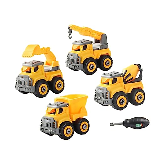 KOMBIUDA 4 Stücke Engineering LKW Spielzeug BAU Fahrzeug Spielzeug Jungen Und Mädchen Spielzeug Puzzle Kreative Arbeit Feine Motor Fähigkeiten Intelligenz KOMBIUDA 4 Stücke Engineering LKW Spielzeug BAU Fahrzeug Spielzeug Jungen Und Mädchen Spielzeug Puzzle Kreative Arbeit Feine Motor Fähigkeiten Intelligenz von KOMBIUDA