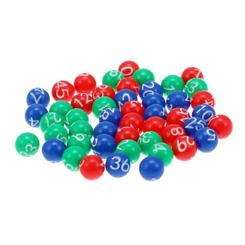 KOMBIUDA Bingo 49-teiliges Bingo-Spiel Aus Kunststoff Leuchtende Zahlen Für Tombola-Spiel von KOMBIUDA