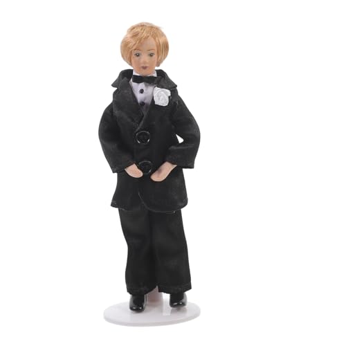 KOMBIUDA Miniatur-Porzellan-bräutigam-Modell Keramik-Figuren Für Puppenhaus Maßstab 1:12 Spielzeug Für Kinder Sammlerstück Für Dekoration KOMBIUDA Miniatur-Porzellan-bräutigam-Modell Keramik-Figuren Für Puppenhaus Maßstab 1:12 Spielzeug Für Kinder Sammlerstück Für Dekoration von KOMBIUDA