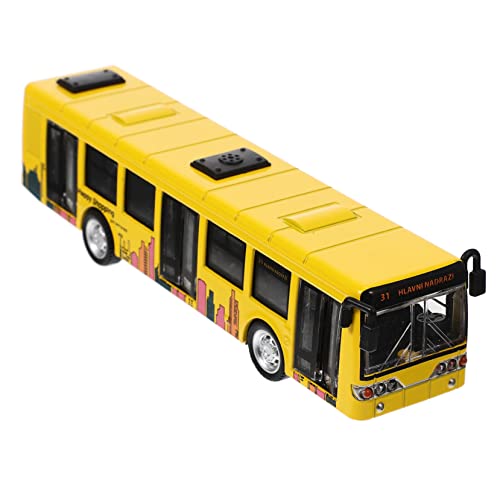 KOMBIUDA Busmodell kinderfahrzeug kinderauto Fahrzeug spielzeugwagen kinderbuggys Bus - für Kinderbusse Autospielzeug für Kinderspielzeug Legierung Yellow KOMBIUDA Busmodell kinderfahrzeug kinderauto Fahrzeug spielzeugwagen kinderbuggys Bus - für Kinderbusse Autospielzeug für Kinderspielzeug Legierung Yellow von KOMBIUDA