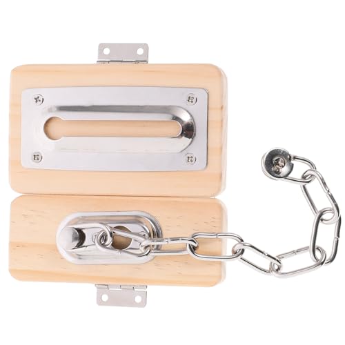 KOMBIUDA Busy Board Türschloss Schließfächer Mini Kinderspielzeug Busy Board Frühpädagogisches Pädagogisches Mini Busy Board Sensorisches Busy Board Holz von KOMBIUDA