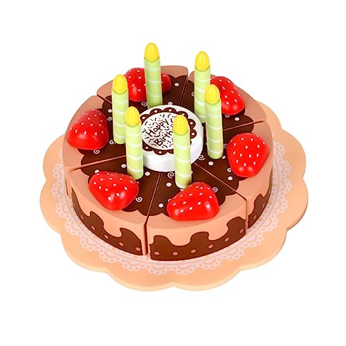 KOMBIUDA Cecilia Küchenspielzeug Vorgeben Geburtstagsparty-kuchenspielzeug Rollenspiele Für Geburtstag Für Essen Rollenspiel Holzspielzeug Bildungsspielzeug Brown Hölzern KOMBIUDA Cecilia Küchenspielzeug Vorgeben Geburtstagsparty-kuchenspielzeug Rollenspiele Für Geburtstag Für Essen Rollenspiel Holzspielzeug Bildungsspielzeug Brown Hölzern von KOMBIUDA