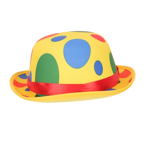 KOMBIUDA Clown-Hut Clown Kostüm Mützen Clownkostüm für Herren Zirkus-Partyhüte Clown-Cosplay-Kostüme Clown Kopfschmuck Clown Hut Clown hat Clown-Kostüm-Hut großer Clownhut Polyester KOMBIUDA Clown-Hut Clown Kostüm Mützen Clownkostüm für Herren Zirkus-Partyhüte Clown-Cosplay-Kostüme Clown Kopfschmuck Clown Hut Clown hat Clown-Kostüm-Hut großer Clownhut Polyester von KOMBIUDA