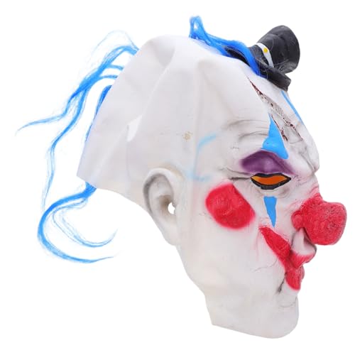 KOMBIUDA Clown Maske Halloween Kostüm Masquerade Vollgesichts Maske Karneval Party Requisit Wiederverwendbar Auffälliges Design für Auftritte und Themenveranstaltungen KOMBIUDA Clown Maske Halloween Kostüm Masquerade Vollgesichts Maske Karneval Party Requisit Wiederverwendbar Auffälliges Design für Auftritte und Themenveranstaltungen von KOMBIUDA