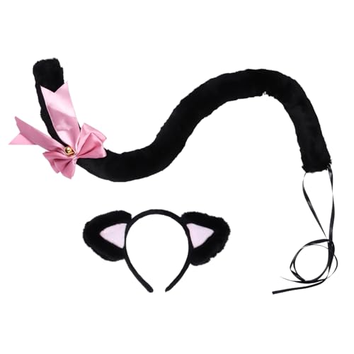 KOMBIUDA Cosplay Katzenohren Haarreif und Katzenschwanz Niedliche Performance Kostüm Accessoires aus Langlebigem Bequemes Tragen für Halloween Party Karneval KOMBIUDA Cosplay Katzenohren Haarreif und Katzenschwanz Niedliche Performance Kostüm Accessoires aus Langlebigem Bequemes Tragen für Halloween Party Karneval von KOMBIUDA