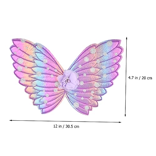 KOMBIUDA Cosplay-flügel Feenflügel Kostüm Schmetterlingsflügel Halloween Partykostüm Flügel -Performance-flügel Engelsflügel Violett Stoff KOMBIUDA Cosplay-flügel Feenflügel Kostüm Schmetterlingsflügel Halloween Partykostüm Flügel -Performance-flügel Engelsflügel Violett Stoff von KOMBIUDA