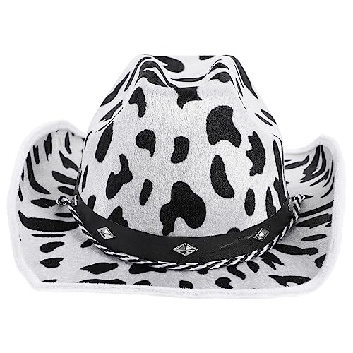 KOMBIUDA Cowboyhut Party-Kopfbedeckung für Cowgirl-Kostüm Cosplay Halloween Hochzeitshut von KOMBIUDA