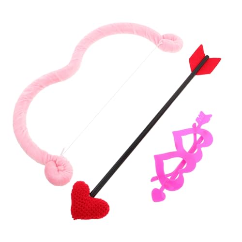 KOMBIUDA Cupid Kostüm-set mit Herz-bogen Pfeilen und Federgläsern Vielseitiges Valentinstags-party-accessoire für Cosplay Fotorequisiten und Rollenspiele Bequem für Lange Tragezeit Passend KOMBIUDA Cupid Kostüm-set mit Herz-bogen Pfeilen und Federgläsern Vielseitiges Valentinstags-party-accessoire für Cosplay Fotorequisiten und Rollenspiele Bequem für Lange Tragezeit Passend von KOMBIUDA