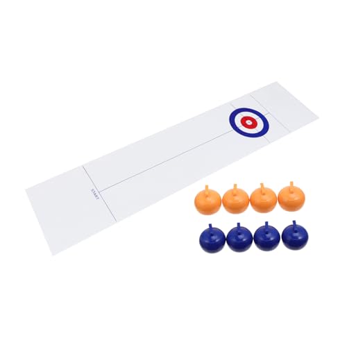 KOMBIUDA Curling Ball -Spiel Tischcurling Geschenkspielzeug für Kindergeburtstag Curling Tischspiel Mini-Curling Curling- Vlies Weiß KOMBIUDA Curling Ball -Spiel Tischcurling Geschenkspielzeug für Kindergeburtstag Curling Tischspiel Mini-Curling Curling- Vlies Weiß von KOMBIUDA
