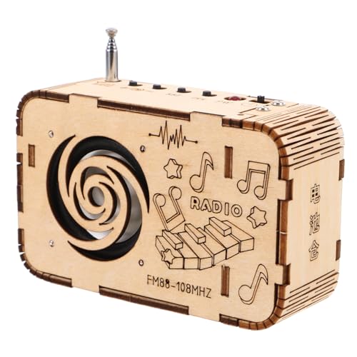 KOMBIUDA DIY Radio Bausatz Pädagogisches für Stem Wissenschaftsexperimente Holz Radio zum Selbstbauen Kreative Physik für Jugendliche KOMBIUDA DIY Radio Bausatz Pädagogisches für Stem Wissenschaftsexperimente Holz Radio zum Selbstbauen Kreative Physik für Jugendliche von KOMBIUDA