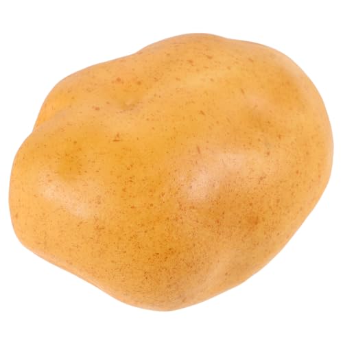 KOMBIUDA Desktop-Kartoffeldekoration Foto simulierte Kartoffel Desktop kleine Kartoffel Künstliche Blumenkartoffel künstliche kartoffel Küchenkartoffelstütze Kartoffelschaum Harz Khaki von KOMBIUDA