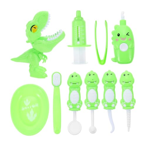KOMBIUDA Dinosaurier Zahnarzt für Jahre Teiliges Arztkoffer Rollenspiel mit Realistischen Dinosaurierfiguren Fördert Kreativität und Lernspaß für Jungen und Mädchen von KOMBIUDA