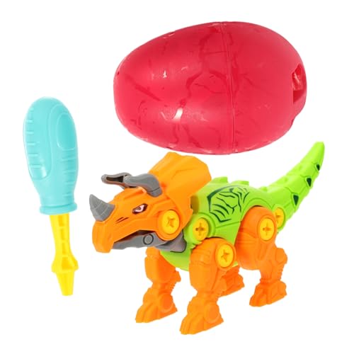 KOMBIUDA Dinosaurier für Schraubmontage Plastikrobustes Assemble Toy Pädagogisch Fördert Feinmotorik Interaktives Lernspielzeug für Jungen und Mädchen Zufällige Farbe von KOMBIUDA