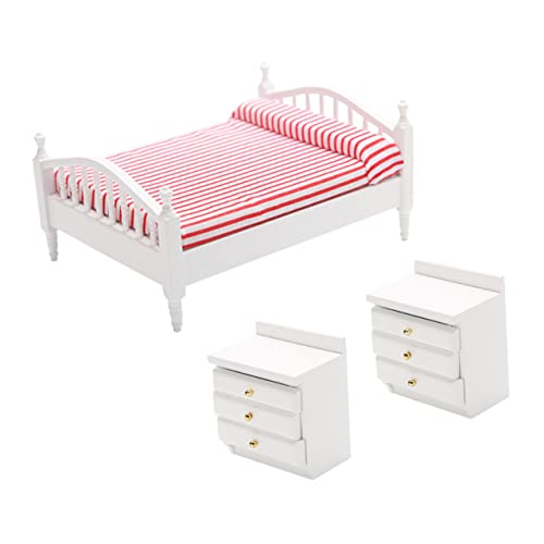KOMBIUDA Doppelbett Mit Nachttischen Dekoratives Für Puppenstuben Europäisches Design Für Kreative Spielwelten KOMBIUDA Doppelbett Mit Nachttischen Dekoratives Für Puppenstuben Europäisches Design Für Kreative Spielwelten von KOMBIUDA