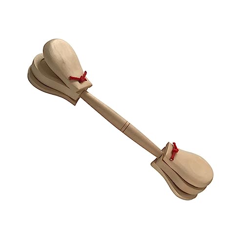 KOMBIUDA Doppelköpfige Klassenzimmer Kind Percussion - pädagogisches Bildungspunkte Percussion- Musikspielzeug Frühe Bildungsspielzeug Holz von KOMBIUDA