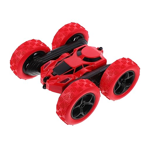 KOMBIUDA Doppelseitiges Stuntauto Spezielles Stuntauto Fahren Autospielzeug Offroad-stuntauto Doppelseitige Flips Fahrzeuge Offroad-Modell Stunt-Auto- Rot Plastik von KOMBIUDA