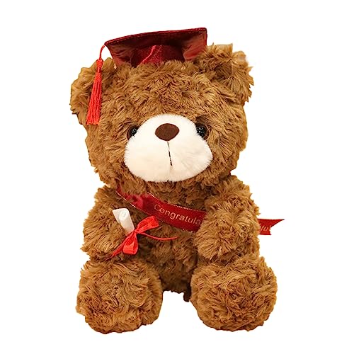 KOMBIUDA Dr. Bärenpuppe Bären-Absolventen-Kuscheltiere Abschlussbär Puppen Bachelor Bachelor abschluss bär Kuscheltier für den abschluss Plüsch Brown KOMBIUDA Dr. Bärenpuppe Bären-Absolventen-Kuscheltiere Abschlussbär Puppen Bachelor Bachelor abschluss bär Kuscheltier für den abschluss Plüsch Brown von KOMBIUDA