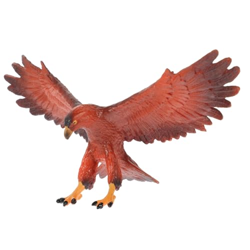 KOMBIUDA Eagle Figurine Modell aus Kunststoff Realistische Adlerfigur für Kreative Lernspiele Pädagogisches Vorstellungskraft für Dekoration in Kinderzimmern und Wohnräumen von KOMBIUDA