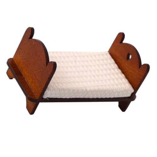 KOMBIUDA Puppenhaus- -zubehör Miniatur-Bett Im Vintage-Stil Passend Für -Miniatur-puppenhaus KOMBIUDA Puppenhaus- -zubehör Miniatur-Bett Im Vintage-Stil Passend Für -Miniatur-puppenhaus von KOMBIUDA