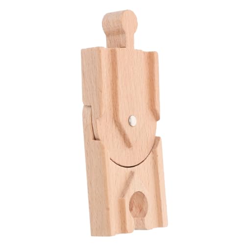 KOMBIUDA Holz Schienen Erweiterungsblock Für Holzspielzeugzüge Kreatives Zubehör Für Junge Mädchen Für DIY Gleisgestaltung Und Fantasievolles Spielen von KOMBIUDA
