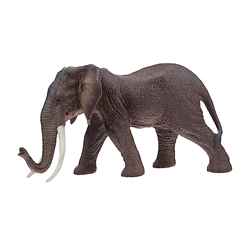 KOMBIUDA Elefant Modell aus TPR Material Realistische Elefant Figur für Kompakt und Leicht für Lernen über Tiere Geschenkidee für Kleine von KOMBIUDA