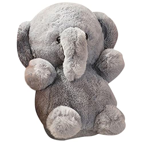 KOMBIUDA Elefant Plüschtier plüschelefant Stoffelefant Plüschpuppen-Ornament für Cartoon-Elefanten-Kuscheltiere ausgestopfte Tiere Plüschtiere PP Baumwolle Grey KOMBIUDA Elefant Plüschtier plüschelefant Stoffelefant Plüschpuppen-Ornament für Cartoon-Elefanten-Kuscheltiere ausgestopfte Tiere Plüschtiere PP Baumwolle Grey von KOMBIUDA