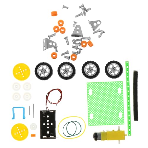 KOMBIUDA Elektrischer Roboter Kreatives DIY Elektrischer Besenroboter Roboter-Bodenreiniger Roboter Roboter für Mini-Roboter- Plastik Green von KOMBIUDA