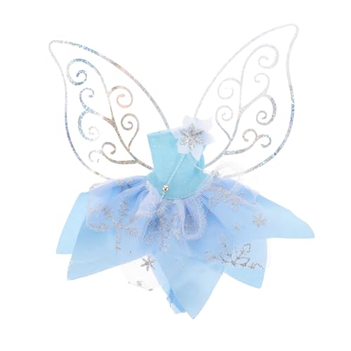 KOMBIUDA Elfenpuppenkleidung Feenkleid für Kleinkinder Puppe Feenflügel Puppe Schmetterlingsflügel Märchenkostüm Haustier Schmetterling Kostüm Erwachsene Frauen mit schwarzen Flügeln Stoff KOMBIUDA Elfenpuppenkleidung Feenkleid für Kleinkinder Puppe Feenflügel Puppe Schmetterlingsflügel Märchenkostüm Haustier Schmetterling Kostüm Erwachsene Frauen mit schwarzen Flügeln Stoff von KOMBIUDA
