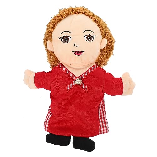 KOMBIUDA Familienpuppenfell Familienhandpuppe Storytime-handspielzeug Handpuppe Zum Geschichtenerzählen Realistische Figurenpuppe Rollenspiel-handpuppe Cartoon-handspielzeug Pp Baumwolle von KOMBIUDA
