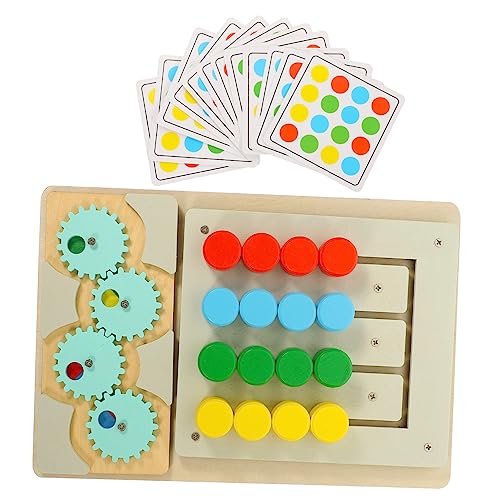 KOMBIUDA Farbenfrohes Farben Sortierspielzeug für Pädagogisches Lernspiel zur Farbzuordnung Fördert Feinmotorik Hand Auge Koordination für Unterwegs und Mehrspieler Spaß von KOMBIUDA