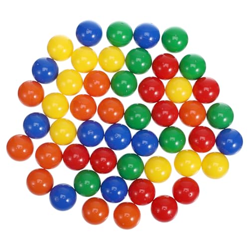 KOMBIUDA 50 Stücke Tombola Bälle Für Ziehung Bälle Farbige Bälle Für Party-Spiel Requisiten von KOMBIUDA