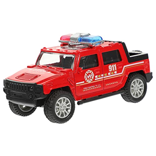 KOMBIUDA Feuerwehrauto zurückziehen -Feuerwehrauto Spielzeuglastwagen LKW für kinderspielzeug Feuerwehrauto Figur Nachahmung eines Feuerwehrauto-Spielzeugs Abs rot KOMBIUDA Feuerwehrauto zurückziehen -Feuerwehrauto Spielzeuglastwagen LKW für kinderspielzeug Feuerwehrauto Figur Nachahmung eines Feuerwehrauto-Spielzeugs Abs rot von KOMBIUDA