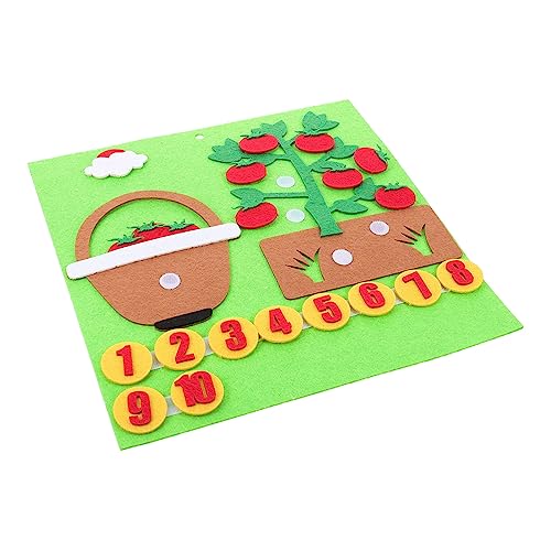 KOMBIUDA Filz Zahlen Lernspielzeug für Kindergarten Mathematik zur Frühen Bildung Pädagogische Rechenhilfe für Robustes Material Fördert Zählen und Hand Auge Koordination KOMBIUDA Filz Zahlen Lernspielzeug für Kindergarten Mathematik zur Frühen Bildung Pädagogische Rechenhilfe für Robustes Material Fördert Zählen und Hand Auge Koordination von KOMBIUDA