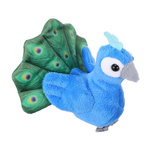 KOMBIUDA Fingerpuppentiere Plüsch Puppen für Weiche Puppen kreatives pädagogisches Tier-Fingerpuppenspielzeug Plüschhandpuppenspielzeug PP Baumwolle Blue von KOMBIUDA
