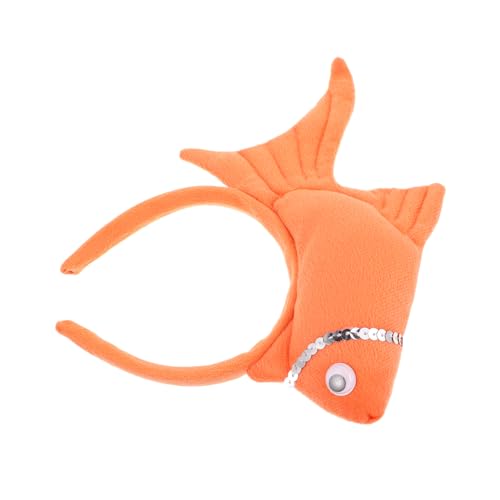 KOMBIUDA Fisch Haarreif Erwachsene Elastisch Robust Niedlicher Meeresbewohner Kopfschmuck für Unterwasser Party Halloween Strand Pool von KOMBIUDA