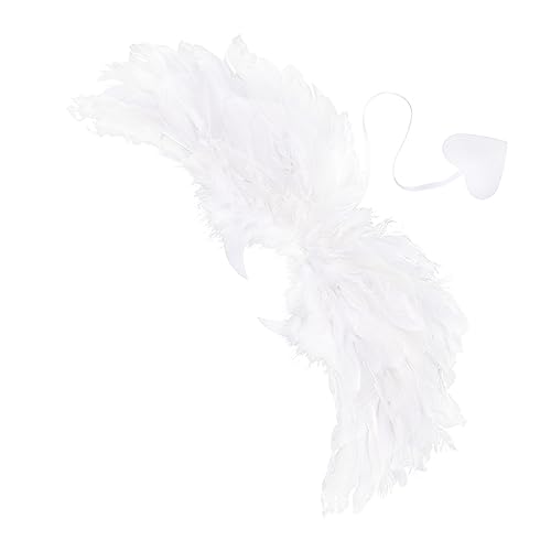 KOMBIUDA Flügel Für Halloween Kostüme Weiße Feder Flügel Für Cosplay Engel Kostü Karneval Mottoparty Performance Angel Wing Prop Ideal Für Und Erwachsene KOMBIUDA Flügel Für Halloween Kostüme Weiße Feder Flügel Für Cosplay Engel Kostü Karneval Mottoparty Performance Angel Wing Prop Ideal Für Und Erwachsene von KOMBIUDA