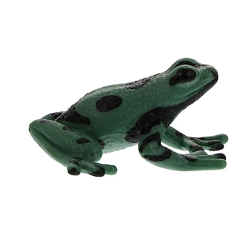 KOMBIUDA Frosch-Modell Froschfigur Spielzeug Baumfiguren Simulationsmodell Kognitives Froschmodell Rasenstatuen Mini-Figur Froschstatuen Für Den Garten Bildungsbedarf Plastik Kind Tier von KOMBIUDA