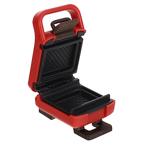 KOMBIUDA Frühstücksmaschine küche spielzeugküche puppenhauszubehör Dollhouse playmobile mini-waffeleisen Miniatur-Frühstückszubereiter Mini-Hauskochgeschirr Plastik rot KOMBIUDA Frühstücksmaschine küche spielzeugküche puppenhauszubehör Dollhouse playmobile mini-waffeleisen Miniatur-Frühstückszubereiter Mini-Hauskochgeschirr Plastik rot von KOMBIUDA