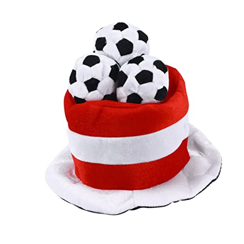 KOMBIUDA Fußball-kostüm-mütze Lustige Fußballförmige Kappe Für Fans Cheerleader Stilvoll KOMBIUDA Fußball-kostüm-mütze Lustige Fußballförmige Kappe Für Fans Cheerleader Stilvoll von KOMBIUDA