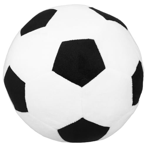 KOMBIUDA Fußballspielzeug Hundespielzeug Fußball Plüschballspielzeug Fußball Plüschtier Fußball Mini-Fußball Kissenball werfen Ballspielzeug für Black von KOMBIUDA
