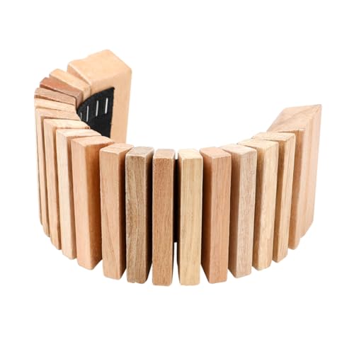 KOMBIUDA Gezahnter Holzlautsprecher Handklopf Musikspielzeug Musikspielzeug Holzblöcke Musikinstrument Schlaginstrumente Musikinstrumente Musikspielzeug Instrumentenspielzeug von KOMBIUDA