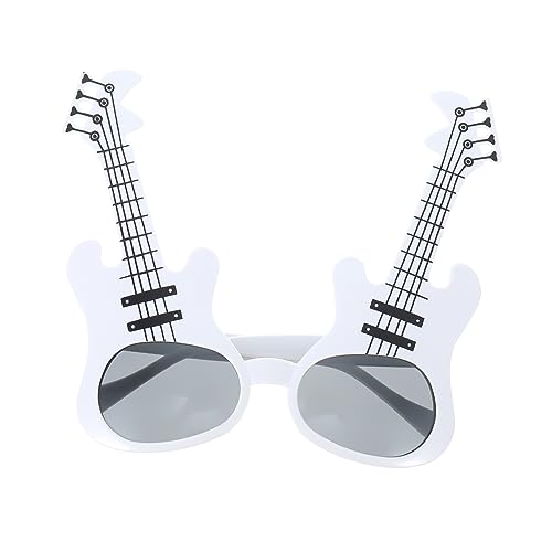 KOMBIUDA Gitarre Form Partybrille aus Kunststoff Kreative Fotorequisiten für Erwachsene Lustige Sonnenbrille für Kostümpartys und Feierlichkeiten Einzigartiges Design für Unvergessliche KOMBIUDA Gitarre Form Partybrille aus Kunststoff Kreative Fotorequisiten für Erwachsene Lustige Sonnenbrille für Kostümpartys und Feierlichkeiten Einzigartiges Design für Unvergessliche von KOMBIUDA