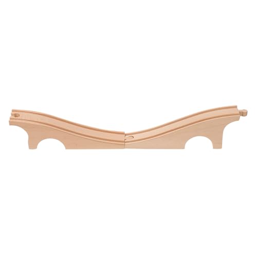 KOMBIUDA Gleisbausteine Eisenbahnspielzeug Zug Kinderanzug Spielzeugbrücke Bildungsspielzeug Spielzeugeisenbahnen Für Zug-Szene-Track Gleisbrücke Holz Beige KOMBIUDA Gleisbausteine Eisenbahnspielzeug Zug Kinderanzug Spielzeugbrücke Bildungsspielzeug Spielzeugeisenbahnen Für Zug-Szene-Track Gleisbrücke Holz Beige von KOMBIUDA