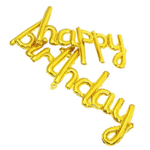 KOMBIUDA Geburtstagsballons Satz Aus Aluminiumfolie Wiederverwendbare Partydeko Bunte Luftballons Für Dekoration von KOMBIUDA