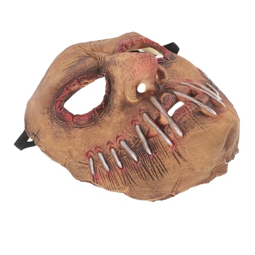 KOMBIUDA Gruselige Halloween Cosplay aus Weichem Realistische Horror Gesichtsmaske für Party Bühnenauftritte und Festival Unheimliche Verkleidung Zubehör Halloween Dekoration von KOMBIUDA