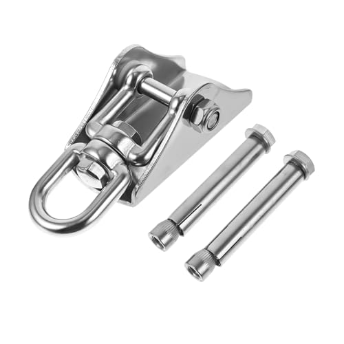 KOMBIUDA Hängematte Metall Schaukel Kleiderbügel Edelstahl Decke Haken Silber Heavy Duty Schaukel Kleiderbügel KOMBIUDA Hängematte Metall Schaukel Kleiderbügel Edelstahl Decke Haken Silber Heavy Duty Schaukel Kleiderbügel von KOMBIUDA