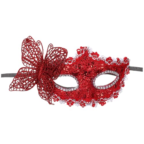 KOMBIUDA Halbgesichts Masquerade Maske Damen Spitze Schmetterlingsdesign Leicht Atmungsaktiv Für Karneval Kostüm Party Maskenball Cosplay Zubehör KOMBIUDA Halbgesichts Masquerade Maske Damen Spitze Schmetterlingsdesign Leicht Atmungsaktiv Für Karneval Kostüm Party Maskenball Cosplay Zubehör von KOMBIUDA